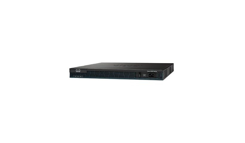 Cisco 2901 Voice Bundle - router - voice / fax module - rack-mountable, wal