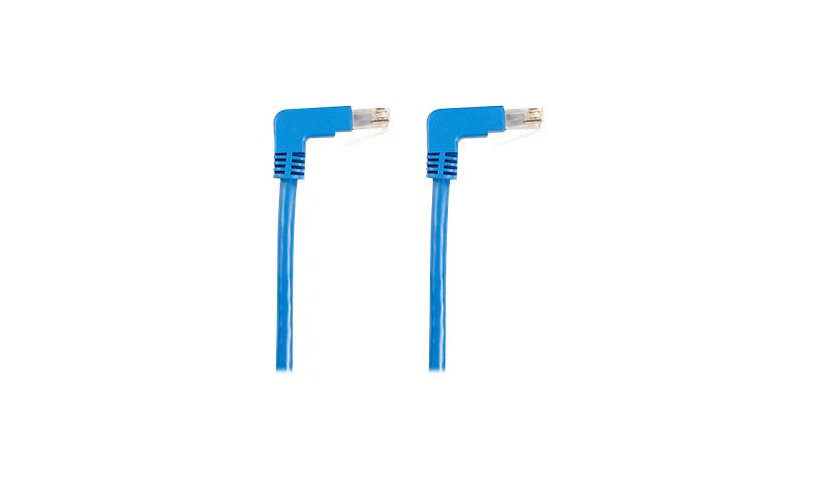 Black Box SpaceGAIN Down to Down - patch cable - 3 ft - blue