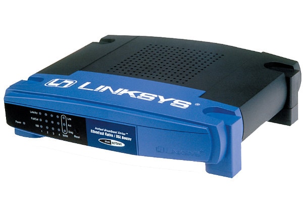 Linksys EtherFast Cable/DSL Router with 4-Port Switch BEFSR41 - router - desktop