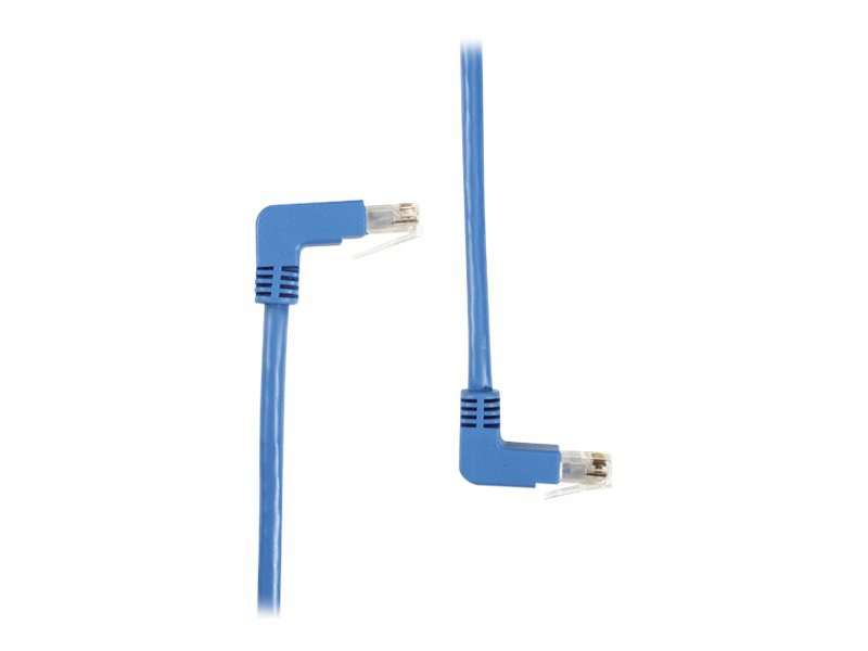 Black Box CAT6 Up to Straight - patch cable - 3 ft - blue