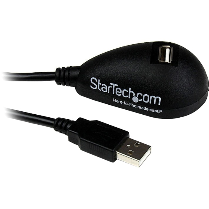 StarTech.com 5ft USB 2.0 Extension Cable - Male to Female - 5 ft USB A to A Extension cord for Laptop, Desktop, Tablet