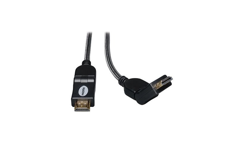 Eaton Tripp Lite Series High-Speed HDMI Cable with Swivel Connectors, Digital Video with Audio, UHD 4K (M/M), 10 ft.