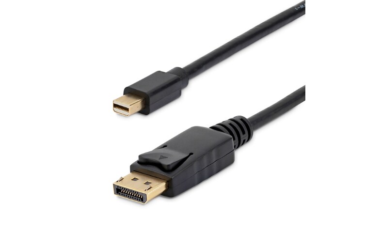 Mini DisplayPort 1.2 to DisplayPort 1.2 Cable, 6ft