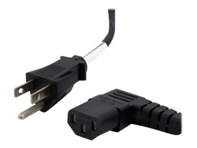 StarTech.com 10ft (3m) Computer Power Cord NEMA 5-15P to Right Angle C13 Power Cable 18AWG