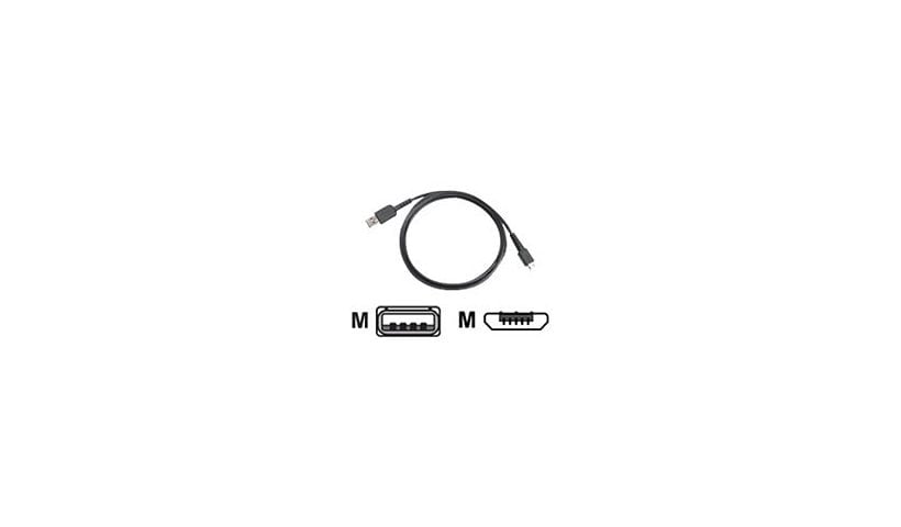 Zebra - USB cable - USB to Micro-USB Type B