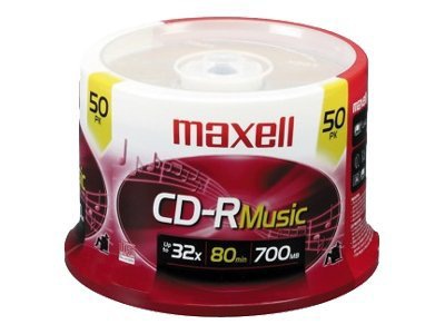 Maxell Music Gold - CD-R x 50 - 700 MB - storage media