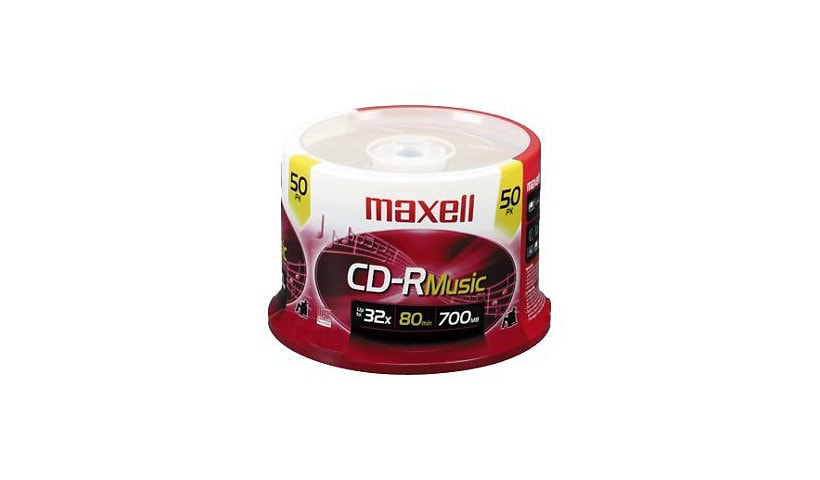 Maxell Music Gold - CD-R x 50 - 700 MB - storage media