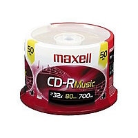 Maxell Music Gold - CD-R x 50 - 700 MB - storage media
