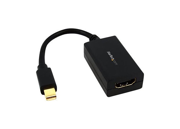 StarTech.com Mini DisplayPort to HDMI Adapter - mDP 1.2 to HDMI Monitor Video Converter - Passive - MDP2HDMI - Monitor Cables Adapters - CDW.com