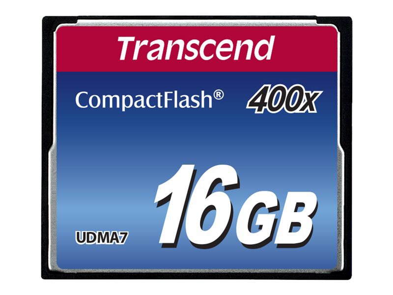 Transcend - flash memory card - 16 GB - CompactFlash