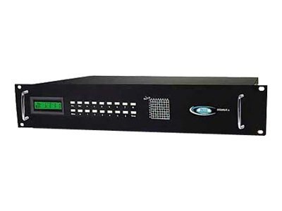NTI VEEMUX SM-8X8-C5AV-LCD - monitor/audio switch - 8 ports - managed - rack-mountable