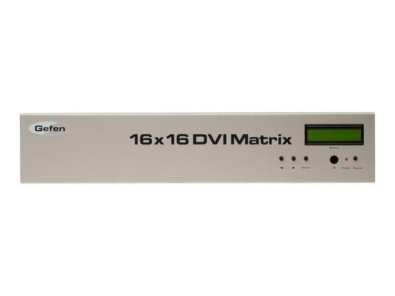 Gefen 16x16 DVI Crosspoint Matrix - monitor switch - managed