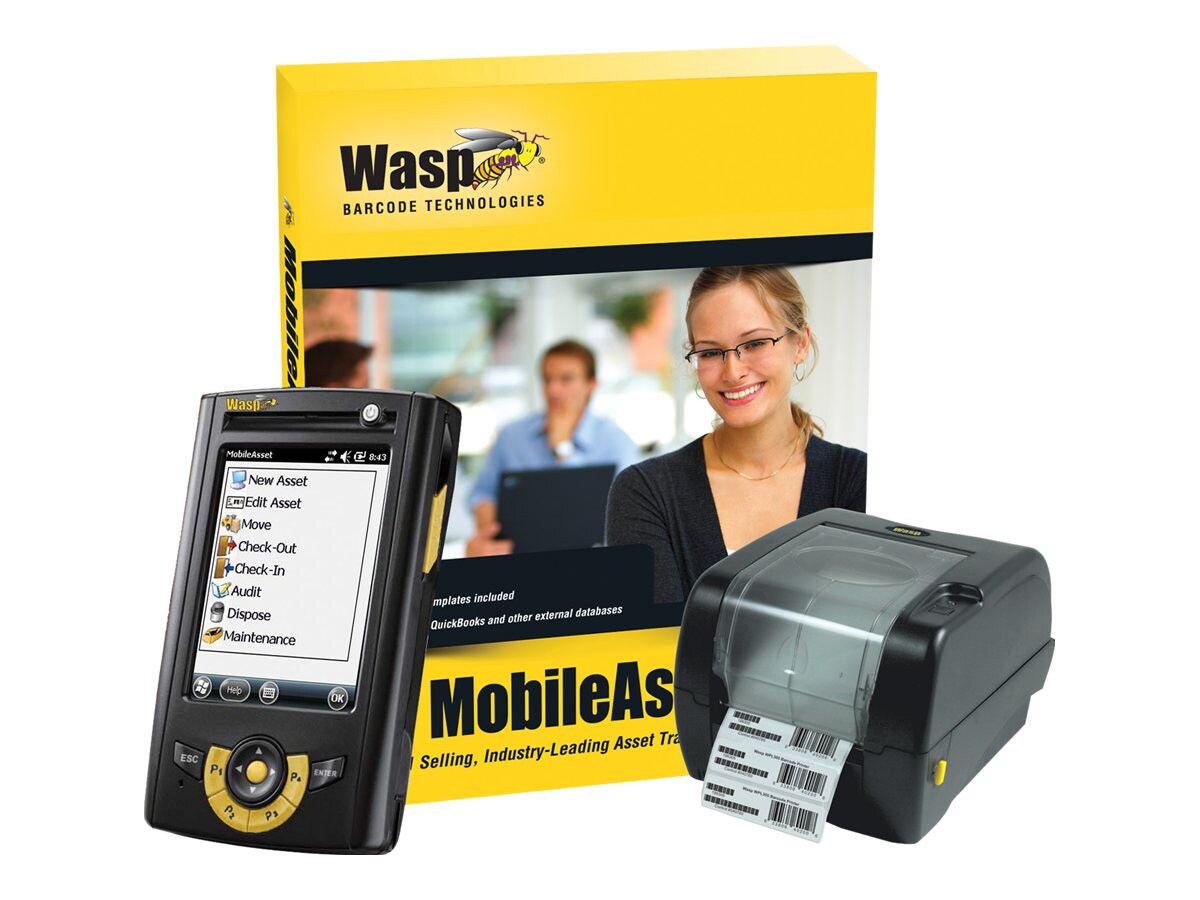 Wasp MobileAsset Enterprise with WPA1000II Mobile Computer & WPL305 Printer