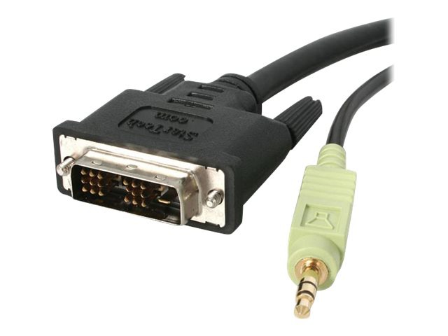 StarTech.com DVI-D Single Link Digital Video Monitor Cable w/ Audio - DVI / audio cable - 1.8 m