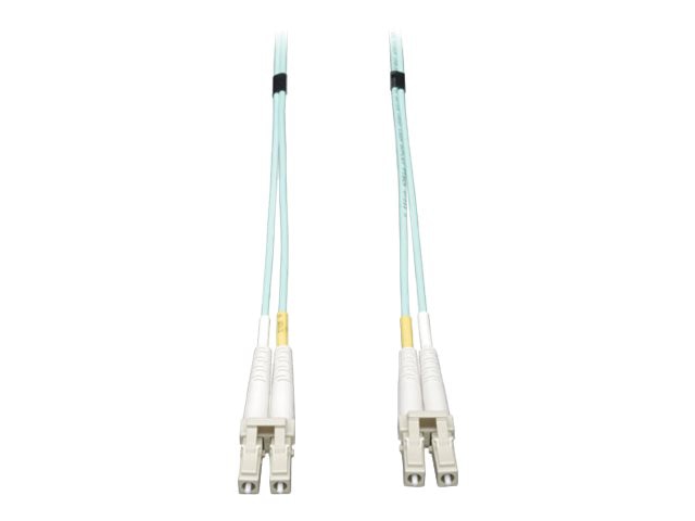 Tripp Lite 6M 10Gb Duplex Multimode 50/125 OM3 Fiber Cable LC/LC Aqua 20ft