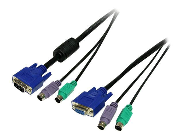 StarTech.com 10 ft. PS/2-Style 3-in-1 KVM Switch Cable