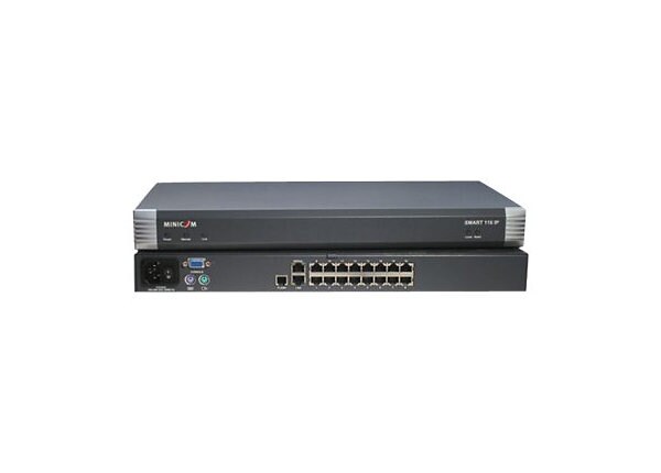 Minicom Smart 116 IP - KVM switch - 16 ports