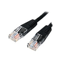 StarTech.com Cat5e Ethernet Cable 50 ft Black - Cat 5e Molded Patch Cable