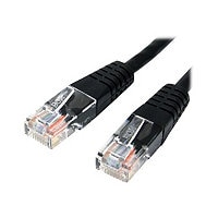 StarTech.com Cat5e Ethernet Cable 10 ft Black - Cat 5e Molded Patch Cable