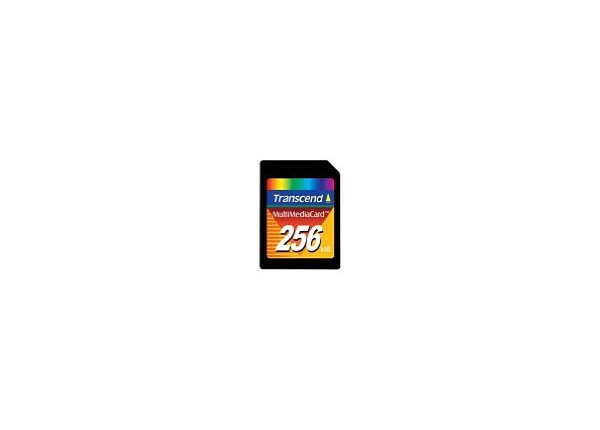 Transcend - flash memory card - 256 MB - MMC