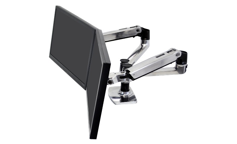 Ergotron LX Dual Side-by-Side Arm mounting kit - Patented Constant 