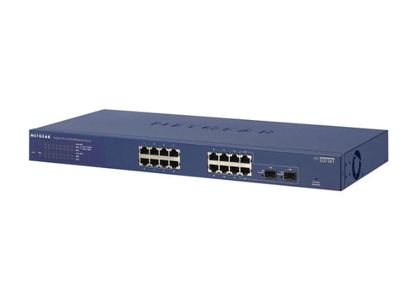 NETGEAR ProSafe GS716Tv2 - switch - 16 ports - managed