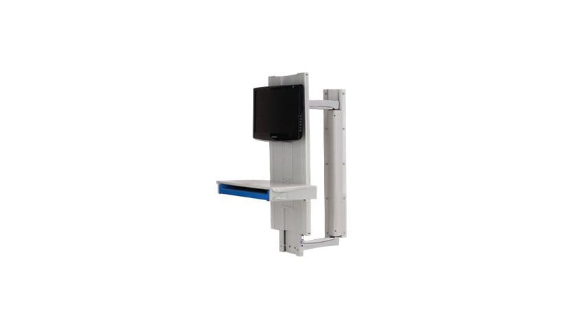 Capsa Healthcare Standard Tandem Arm w/CPU Holder - mounting kit - for LCD display / keyboard / mouse / barcode scanner