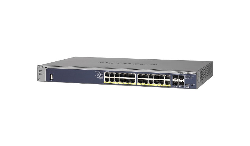 NETGEAR 24-Port Fully Managed Switch M4100-26G/SFP/Fiber Uplinks (GSM7224)
