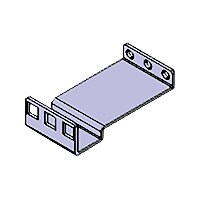 RackSolutions rack bracket adapter - 1U