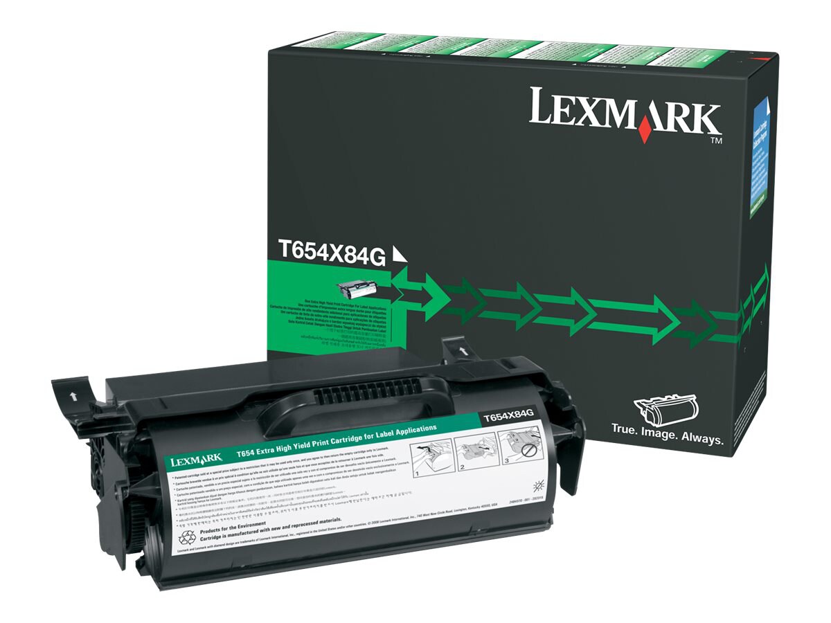 Lexmark - Extra High Yield - black - original - toner cartridge for label a