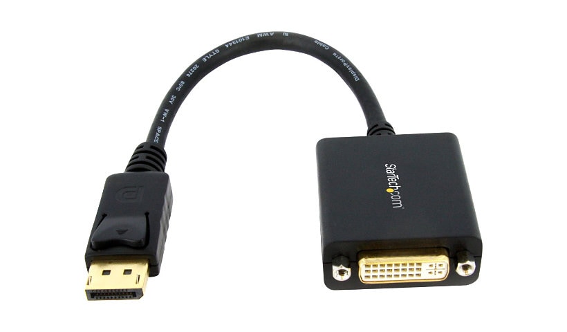 StarTech.com DisplayPort to DVI Adapter - DP to DVI-D Adapter Converter - 1080p DP to DVI Monitor