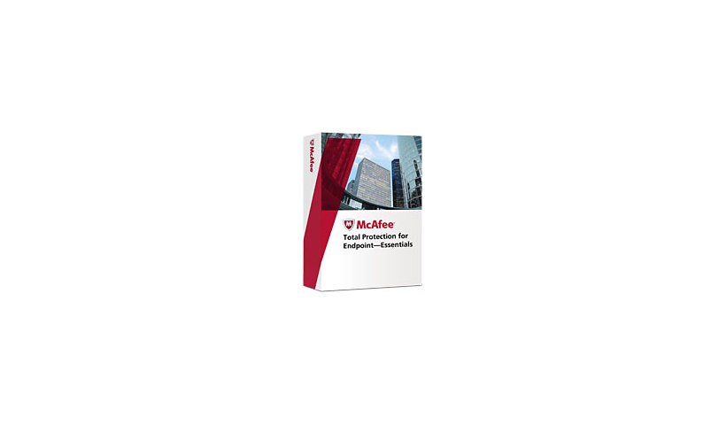 McAfee Total Protection for Endpoint - Essential - license + 1 Year Gold Su