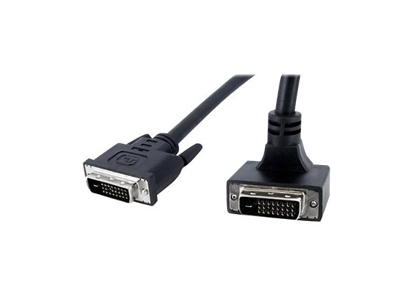 StarTech.com 90 Degree Down Angled Dual Link DVI-D Monitor Cable - M/M