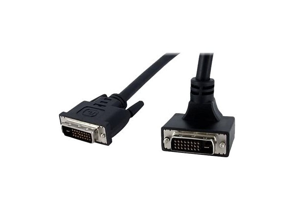 StarTech.com 90 Degree DVI Cable - Angled Dual Link DVI-D Monitor Cable