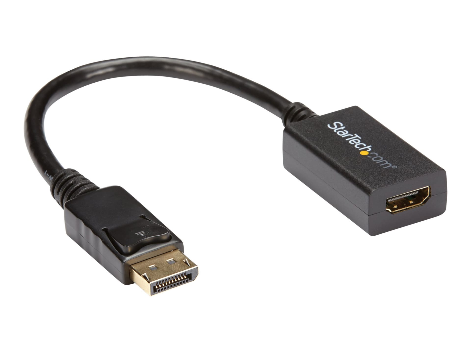 StarTech.com DisplayPort to HDMI Adapter, 1080p DP to HDMI Video Converter, DP to HDMI Monitor/TV Dongle, Passive,