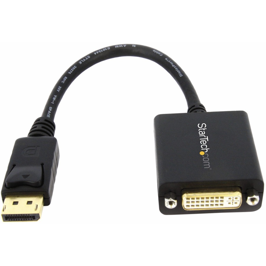 StarTech.com DisplayPort to DVI Adapter Dongle, DisplayPort Adapter, DP DVI
