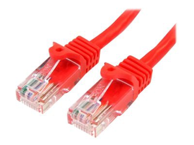 StarTech.com 30 ft Red Snagless Cat5e UTP Patch Cable