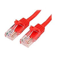 StarTech.com Cat5e Ethernet Cable 30 ft Red - Cat 5e Snagless Patch Cable