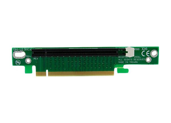 StarTech.com PCI Express Riser Card x16 Left Slot Adapter 1U/2U Servers - riser card