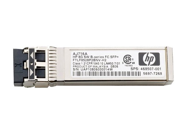 HPE - SFP (mini-GBIC) transceiver module - 10Mb LAN, 100Mb LAN, GigE