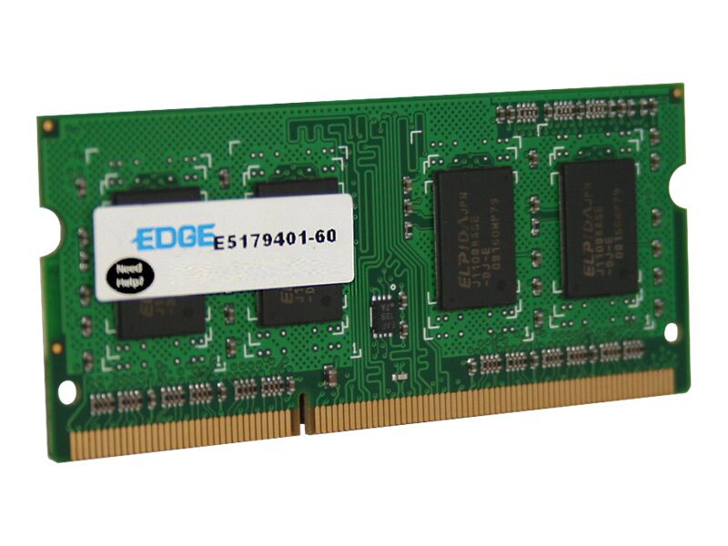 EDGE - DDR3 - module - 2 GB - SO-DIMM 204-pin - 1333 MHz / PC3-10600 - unbu