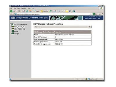 HPE StorageWorks Command View EVA for EVA4400 - license