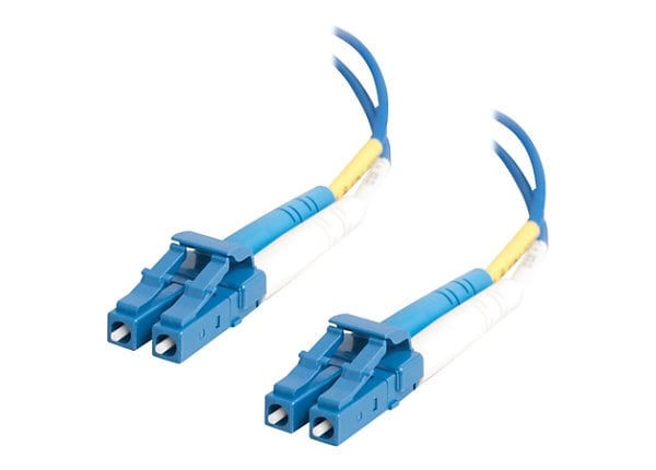 C2G 3m LC-LC 9/125 Duplex Single Mode OS2 Fiber Cable - Blue - 10ft - patch cable - 10 ft - blue