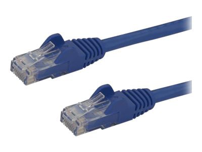 StarTech.com CAT6 Ethernet Cable 6" Blue 650MHz CAT 6 Snagless Patch Cord