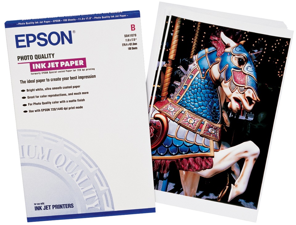 Epson - photo paper - 100 sheet(s) - ANSI C - 105 g/m²