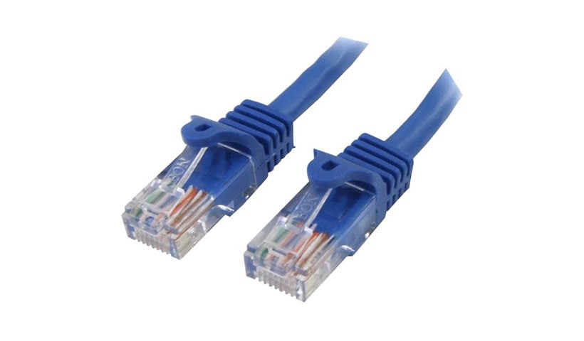 StarTech.com Cat5e Ethernet Cable 10 ft Blue - Cat 5e Snagless Patch Cable