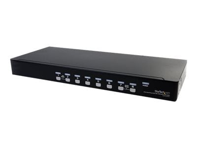 Commutateur KVM VGA USB à 8 ports de StarTech.com monté sur bâti avec audio – KVM / audio