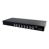 StarTech.com 8 Port RackMount USB VGA KVM Switch with Audio - KVM / audio s