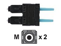 Panduit OptiCam 10Gig network connector - aqua