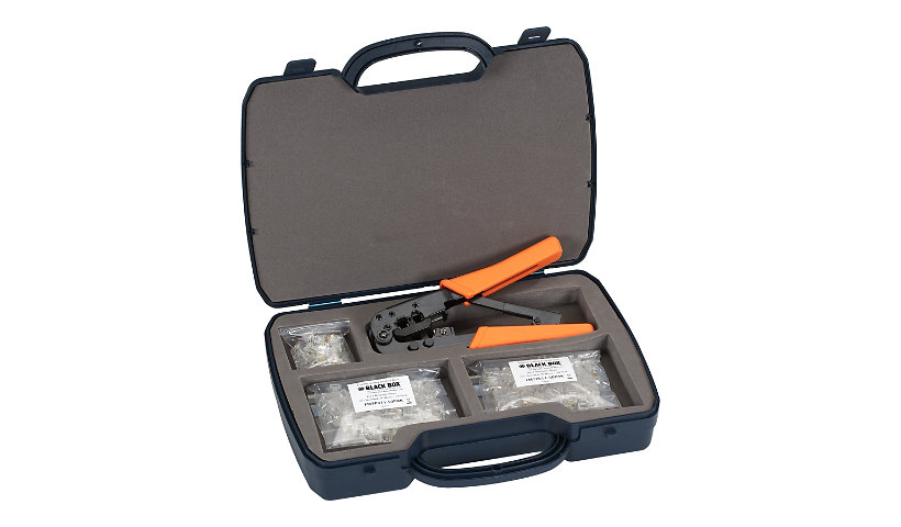 Black Box Deluxe Modular Plug Kit - tool kit